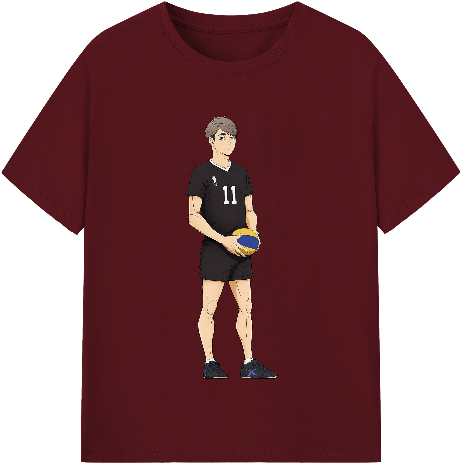 （画像用） ハイキュー!! Haikyu!! 綿100％半袖Tシャツ（フロントプリント）